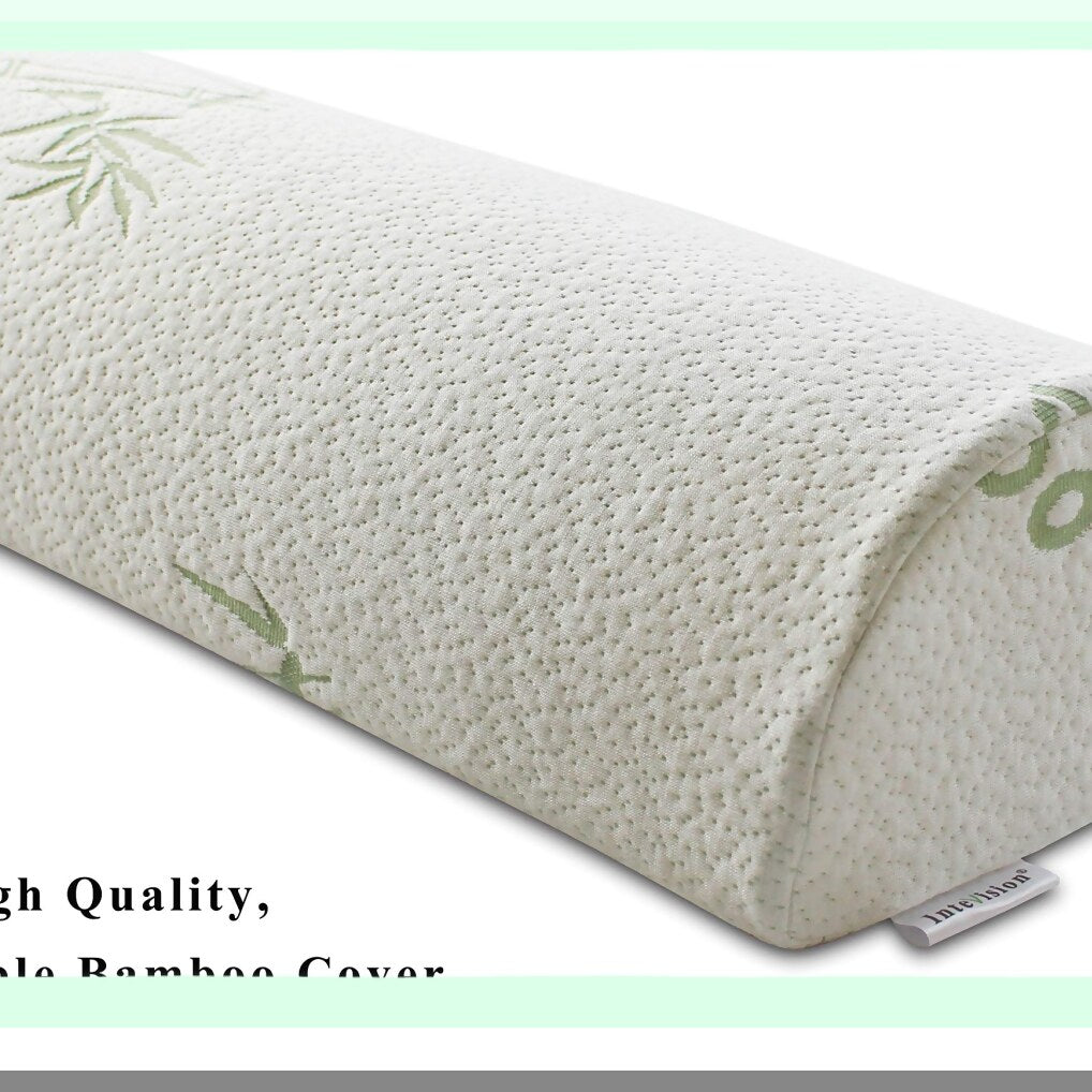 OrthoAlign Back Support Pillow - 4 Position Bamboo Pillow for Side and Back Sleepers - 20.5" x 8" x 4.5" - Relieves Back Pain and Improves Sleep Quality