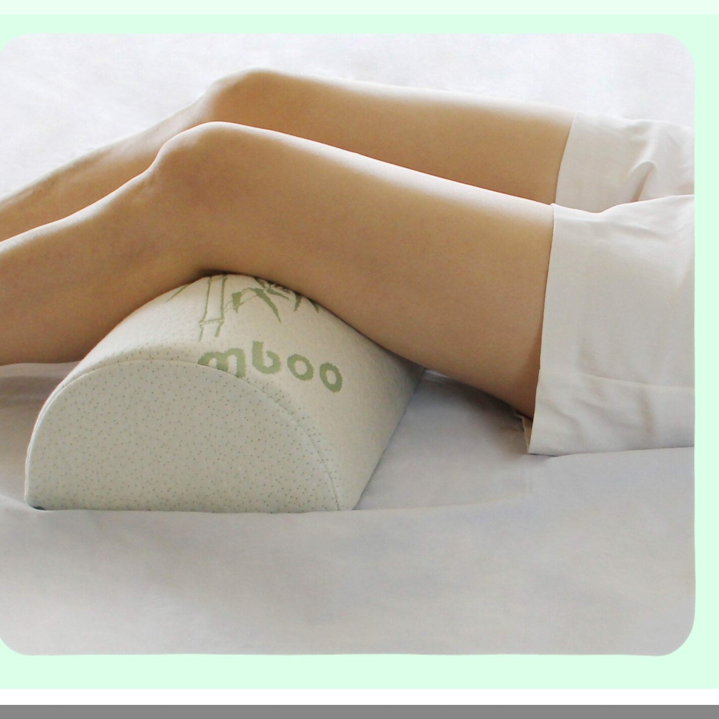 OrthoAlign Back Support Pillow - 4 Position Bamboo Pillow for Side and Back Sleepers - 20.5" x 8" x 4.5" - Relieves Back Pain and Improves Sleep Quality