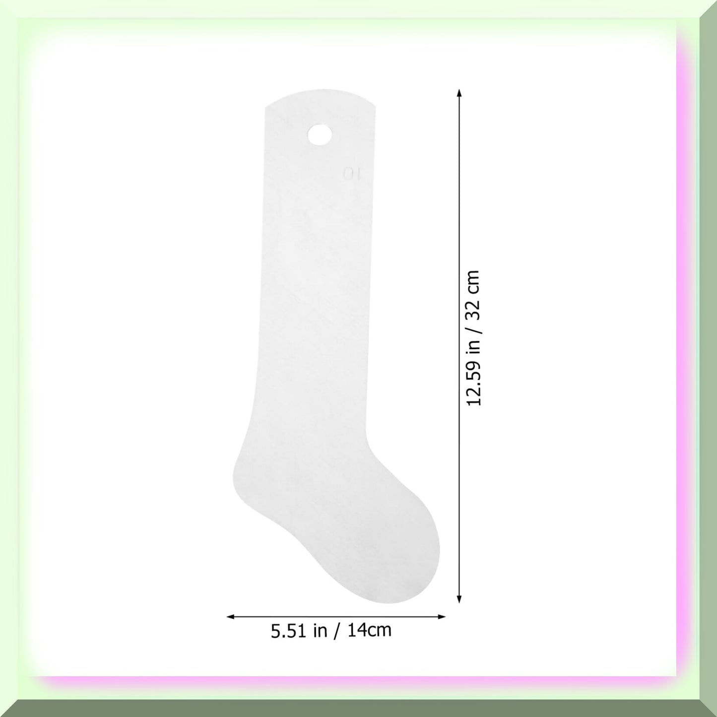 Metal Heat Press Hockey Style Sock Jigs Set of 2