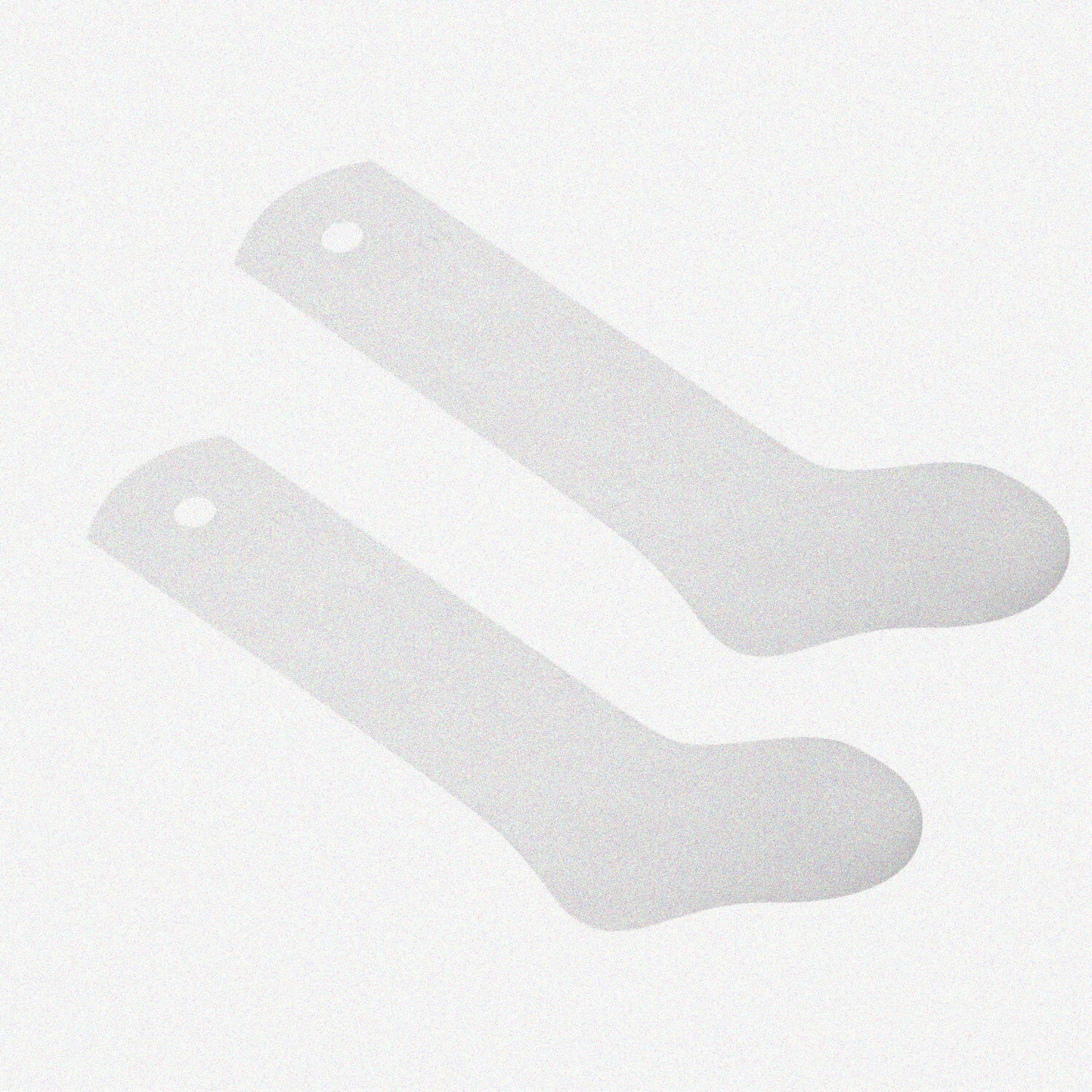 Metal Heat Press Hockey Style Sock Jigs Set of 2