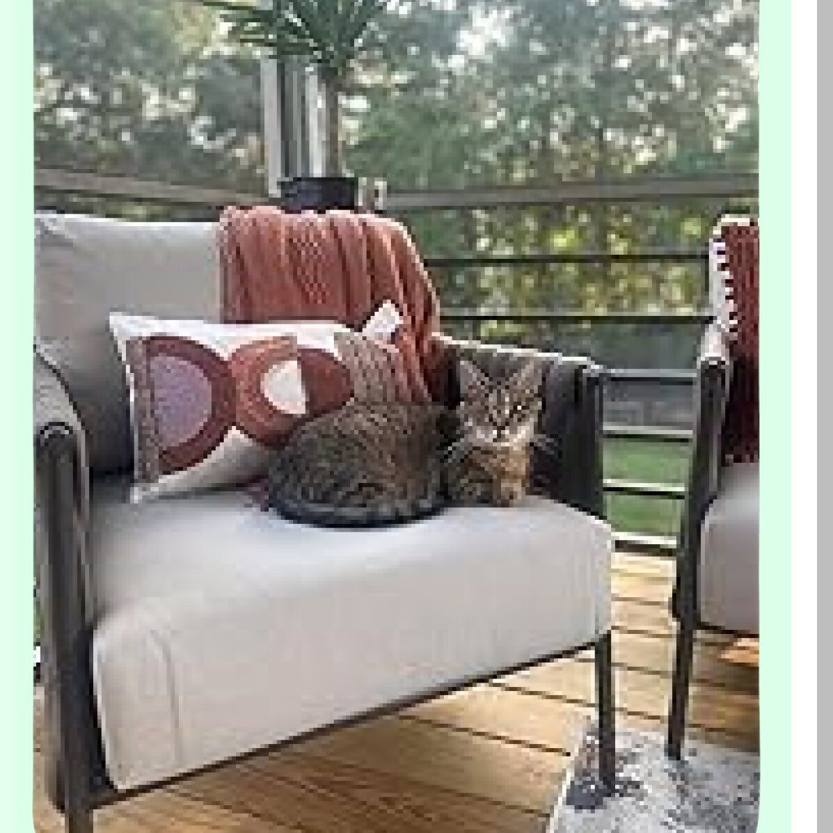 Rustic Boho Linen Lumbar Pillow Cover - Geometric Minimalist Cushion Case for Outdoor Couch, Bedroom, Car - Neutral Abstract Home Decor 12x20