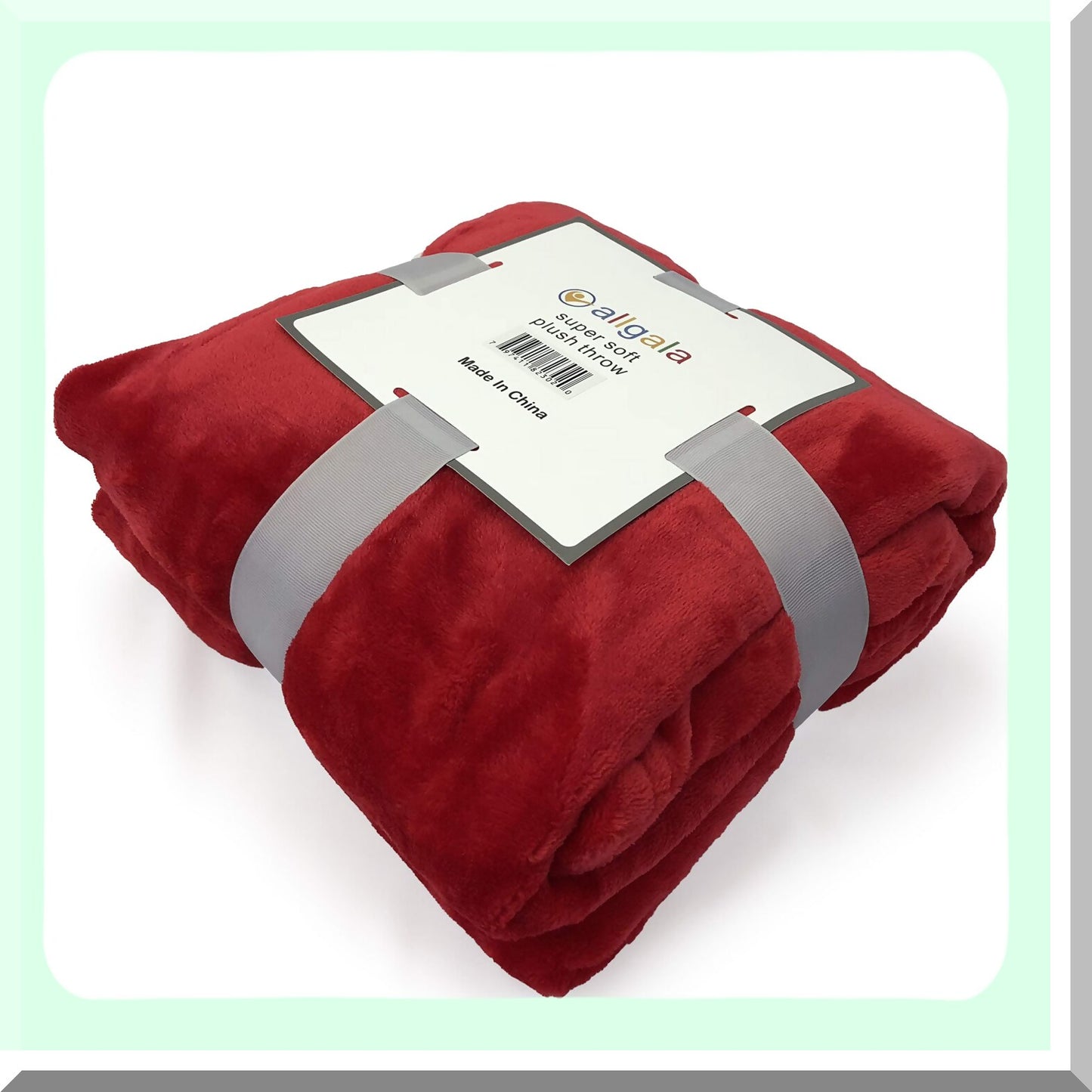 UltraCozy 60x45 Super Soft Flannel Plush Lightweight Throw Blanket - Red