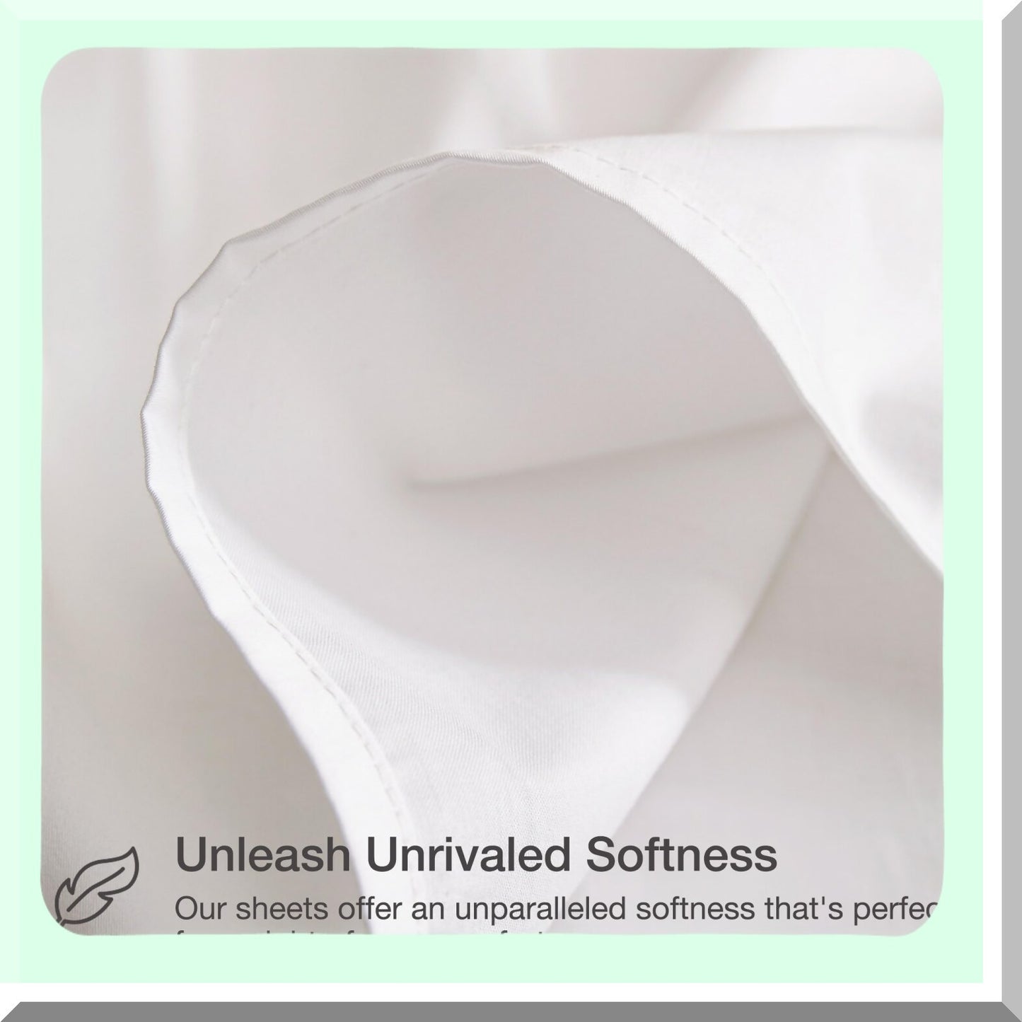 CoolCotton Twin Sheet Set - 400 TC White Sateen Sheets for Twin Size Bed. Soft, Cooling & Luxurious Hotel Bedding. Easy Care 3-Piece Cotton Sateen Sheet Set.