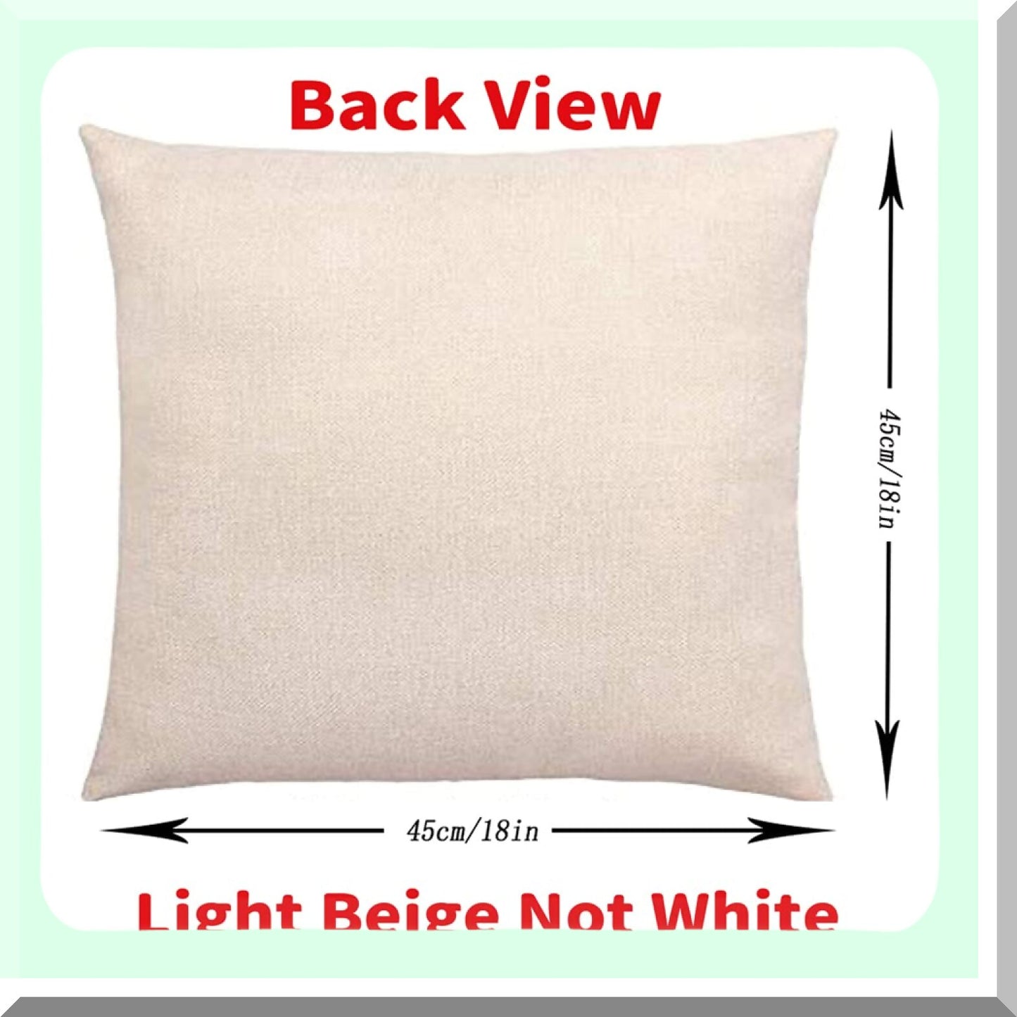 Coastal Ocean Life Pillow Covers - Set of 2 18x18 Decorative Throw Pillows with Turtle and Seahorse Design, Linen Cushion Cases for Patio, Couch, Sofa, Bed - Mediterranean Beach Theme Decor