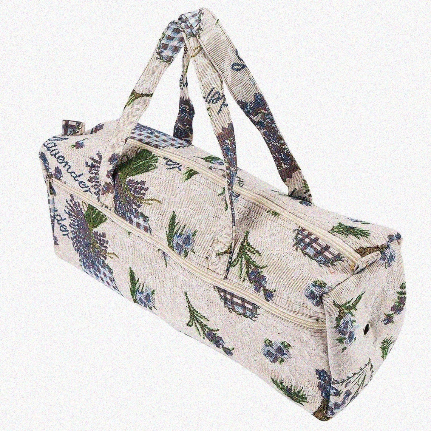 Large Fabric Knitting Needles Bag Purple