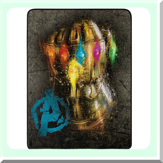 Ultimate Avengers Gauntlet Micro Raschel Throw Blanket - 46x60