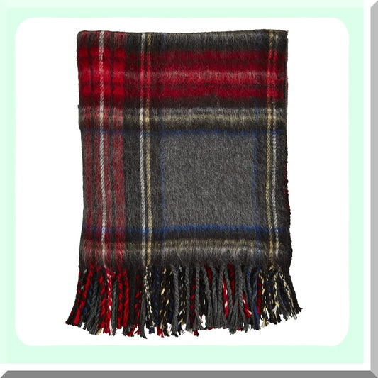 CozyCloud Ultra-Soft Gray Throw Blanket, 60" x 50""