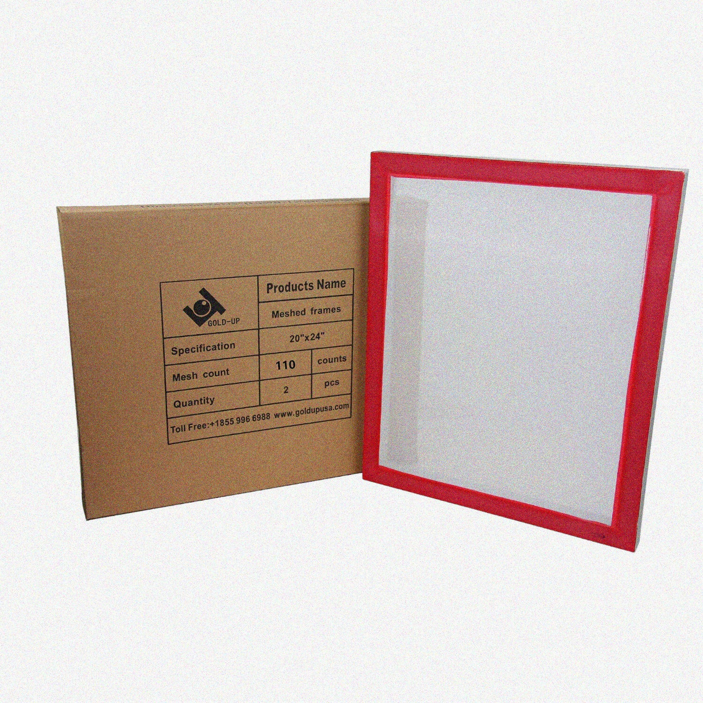 20x24 Aluminum Pre-Stretched Silk Screen Frames 2 Pack