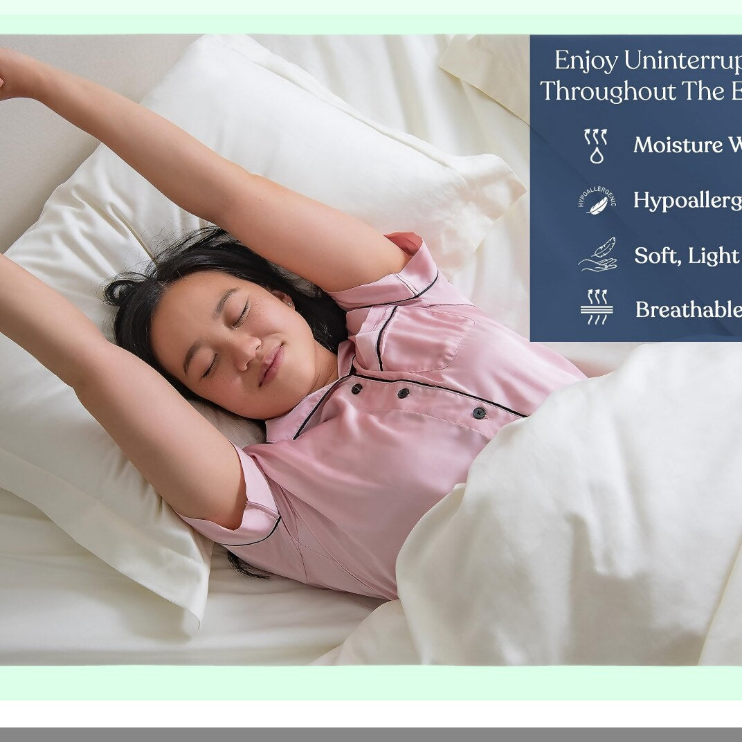SilkSoft CottonLux Fitted Sheet - 400TC Long Staple Cotton - Ultra Soft & Silky - Moisture-Wicking - Breathable - 360-Degree Elastic - 17" Deep Pocket