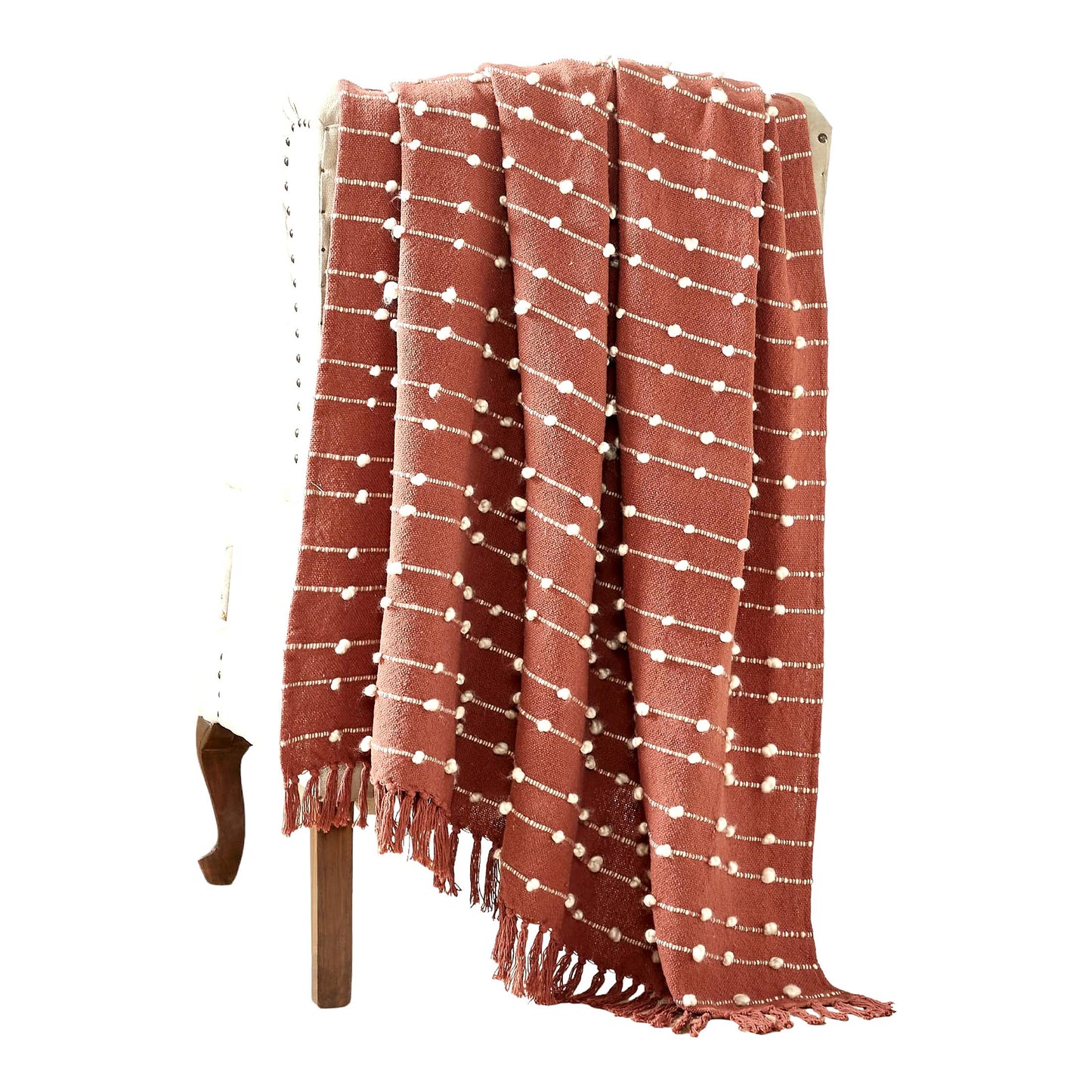 CozyCotton Luxe 60x70 Henna Throw Blanket