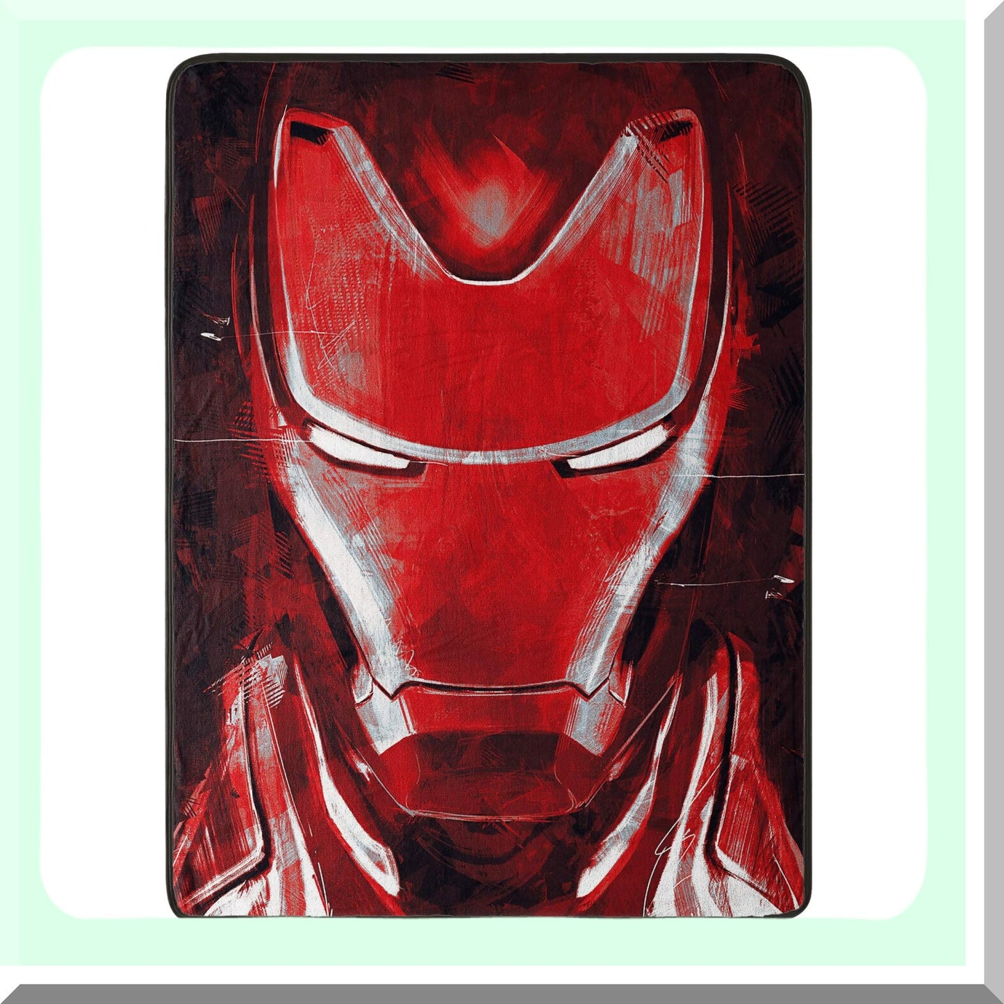 Heroic Comfort: Avengers Micro Raschel Throw Blanket, 46" x 60" - Iron Man's Threat Edition"