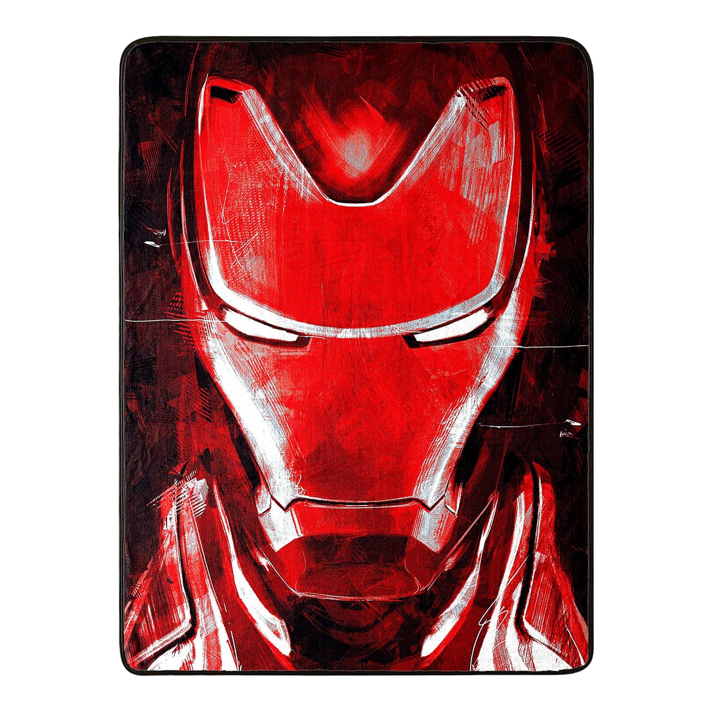 Heroic Comfort: Avengers Micro Raschel Throw Blanket, 46" x 60" - Iron Man's Threat Edition"