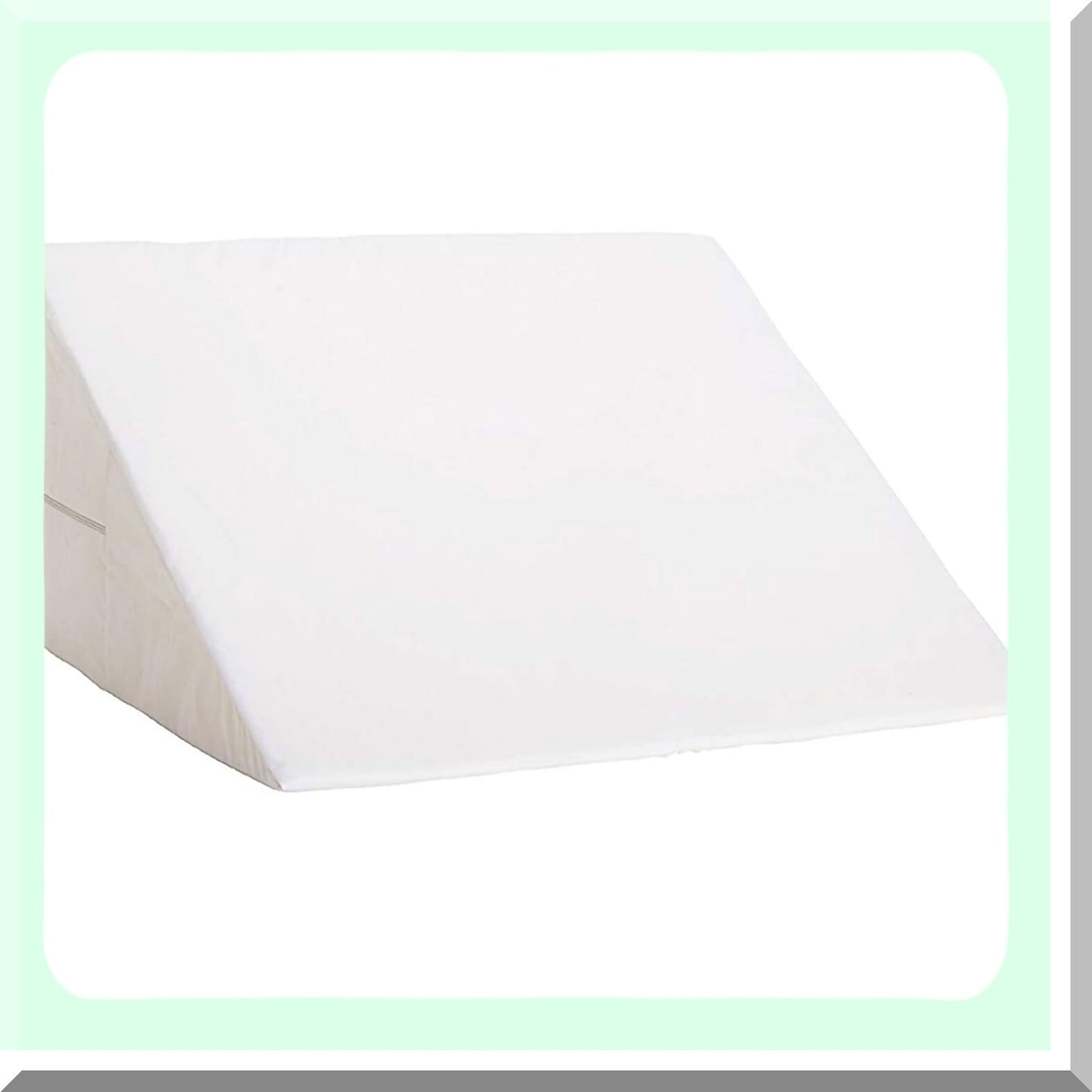 ElevateEase Orthopedic Wedge Pillow - Neck Pain Relief, Headache Support, Acid Reflux, Shoulder & Back Pain, Foot & Knee Support - 24x24x12 inches - White