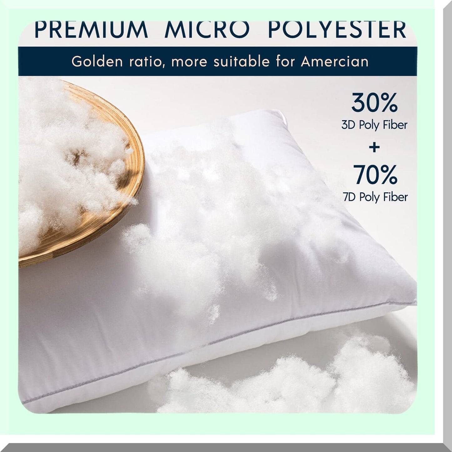 Cotton Comfort Square Pillow Inserts - 16x16 Decorative Cushion Stuffers for Couch - Set of 2 Throw Pillow Forms - Soft Sham Pillows for Home Décor