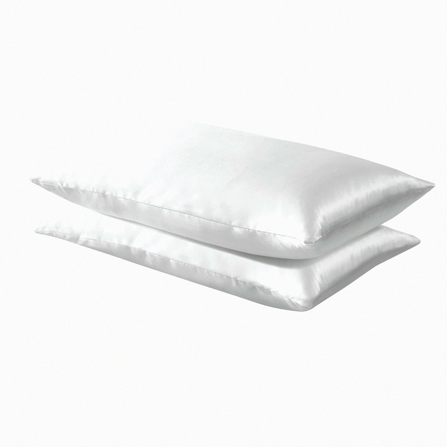 Luxury White Pillowcase Set - 2 Pack Standard/Queen Size Beauty Bed Pillow Covers - Soft & Smooth Microfiber Fabric - Hypoallergenic & Breathable - Hotel Quality Bedding Essentials