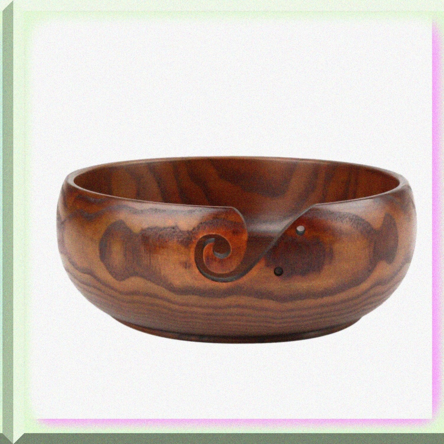 Handcrafted Wooden Yarn Bowl 18-20cm
