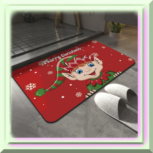 Elf Bathroom Rug Non Slip Quick Dry 31.4x19.6inch