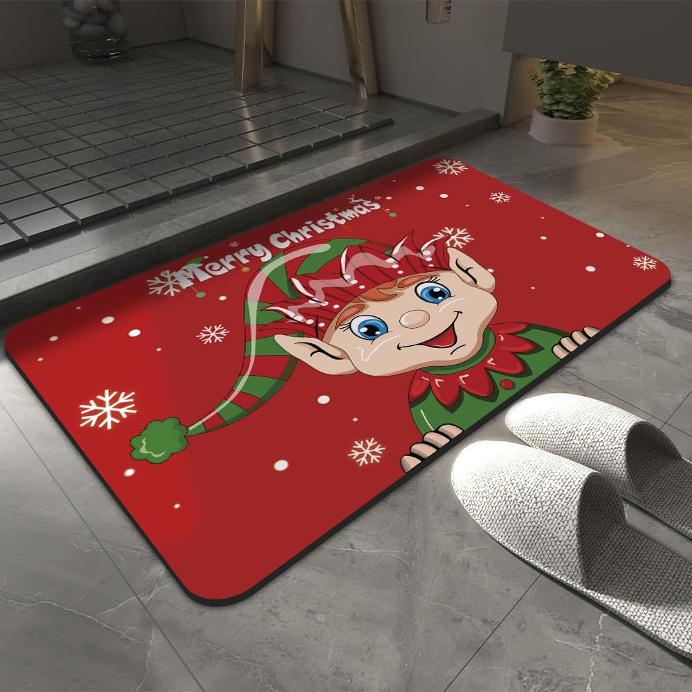 Elf Bathroom Rug Non Slip Quick Dry 31.4x19.6inch