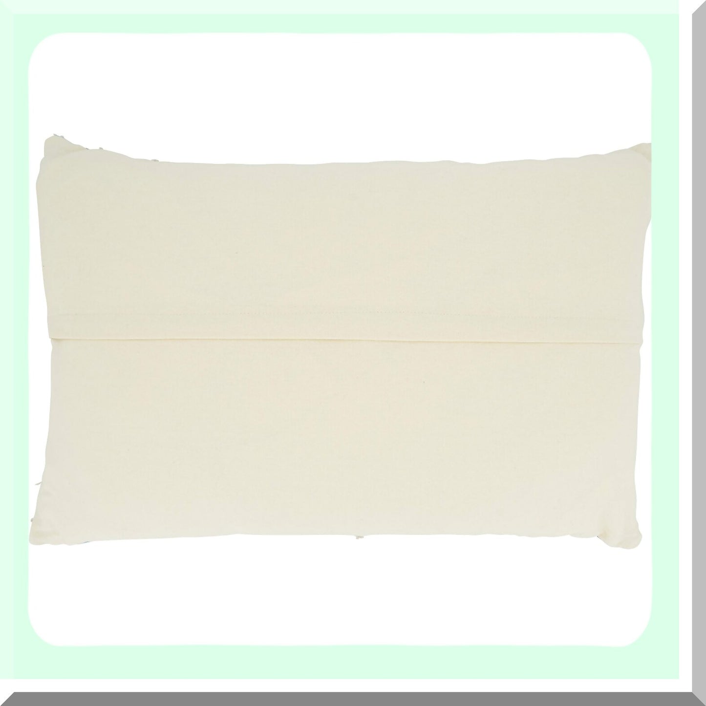 Aqua Bliss Woven Line Throw Pillow - 22" x 22" - Celeste Collection - Poly Filling - Decorative Cushion for Home Décor - Soft and Stylish