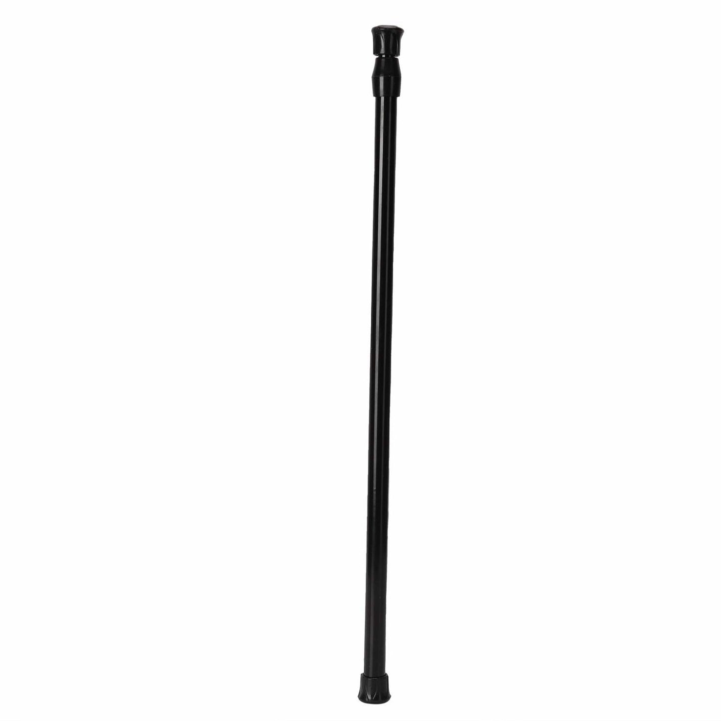 Telescopic Black Curtain Rail 25-70cm 1.3cm Diameter