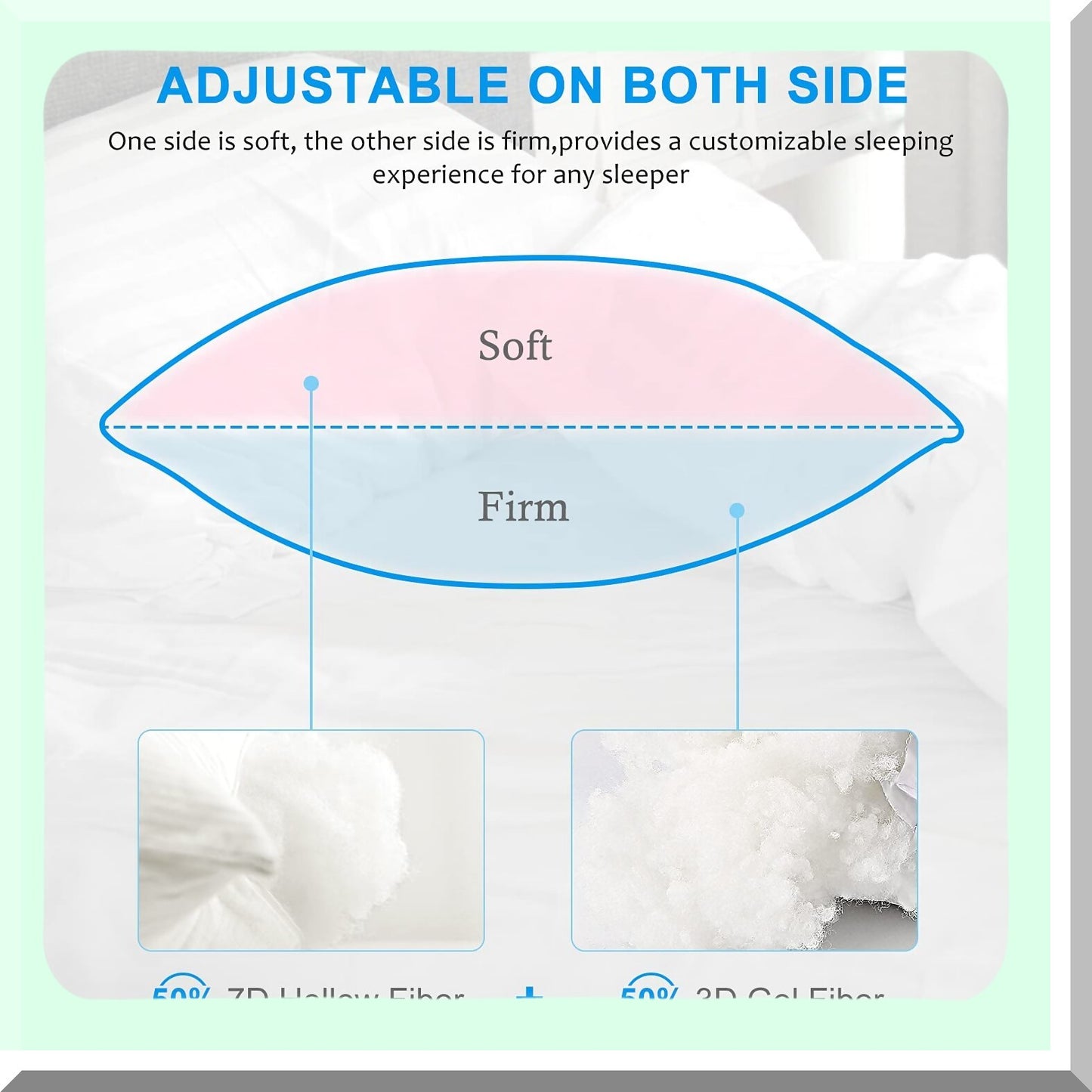 SleepLux PlushDream Queen Pillows - 2 Pack for Side and Back Sleepers. Hotel Collection Bed Pillows for Sleeping, Super Soft Down Alternative Microfiber Filled, 20 x 30 Inches.