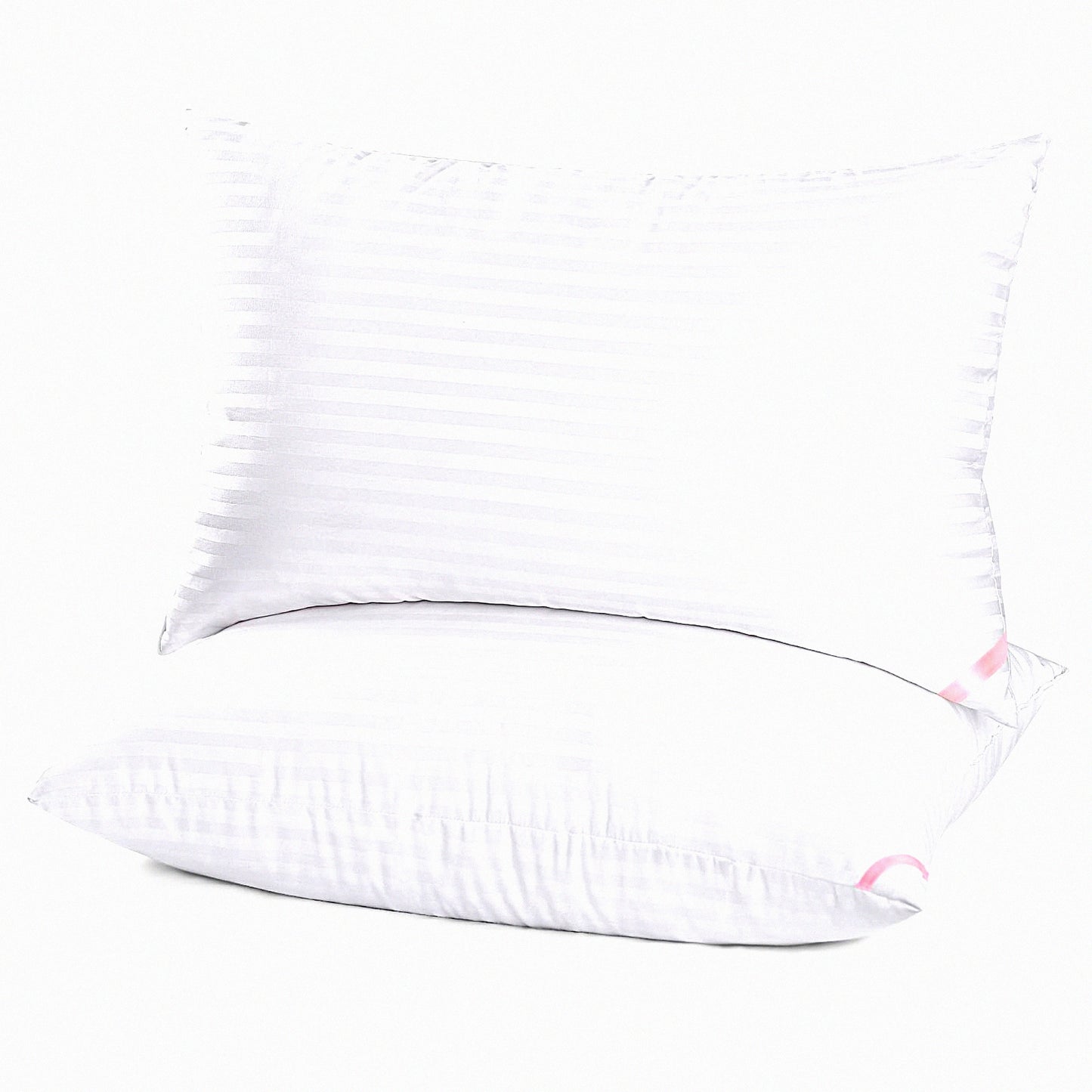 SleepLux PlushDream Queen Pillows - 2 Pack for Side and Back Sleepers. Hotel Collection Bed Pillows for Sleeping, Super Soft Down Alternative Microfiber Filled, 20 x 30 Inches.