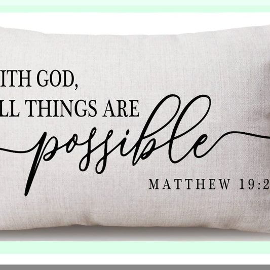Blessed Farmhouse Lumbar Pillow Cover Compatible with Rustic Home Decor