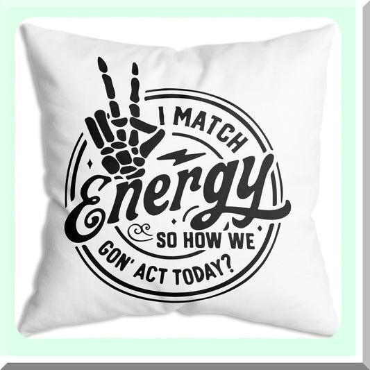 Retro Death Skull Sarcasm Throw Pillow 18x18