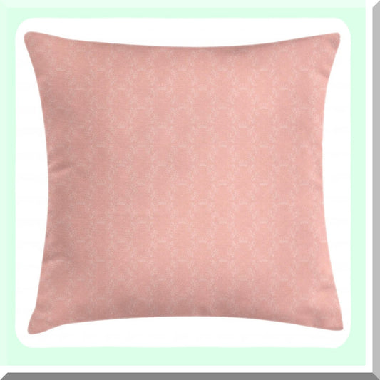 Crown Bloom Peach Pillow Cover 18" x 18"