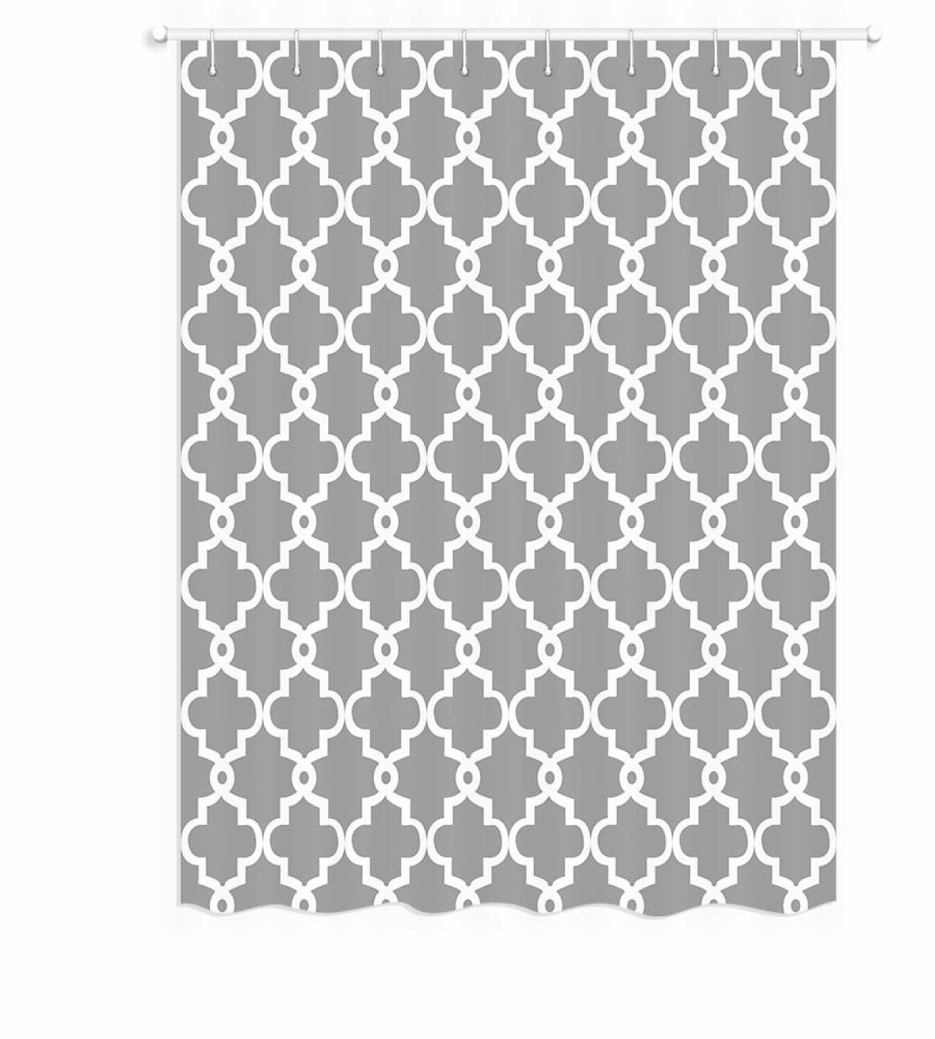 Geometric Pattern RV Shower Curtain 47x64 Inches