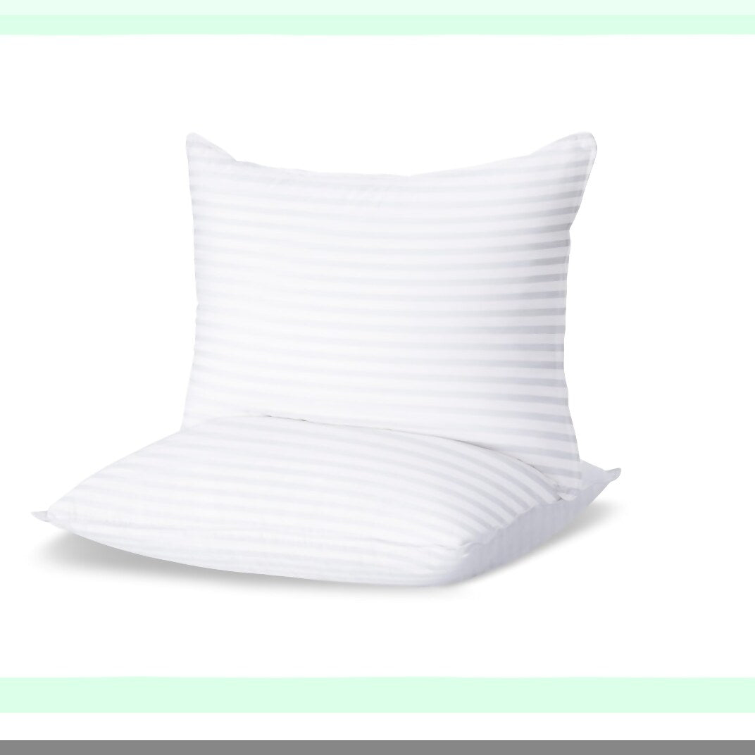 CoolDreams Cooling Down Alternative Bed Pillows - Set of 2 Firm & Soft Pillows for Sleeping - 20 x 36 Hotel Size - Ideal for Back, Stomach, or Side Sleepers - 2 Pack