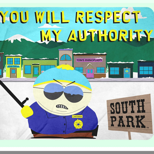 Cartman Throw Blanket and Wall Scroll Set