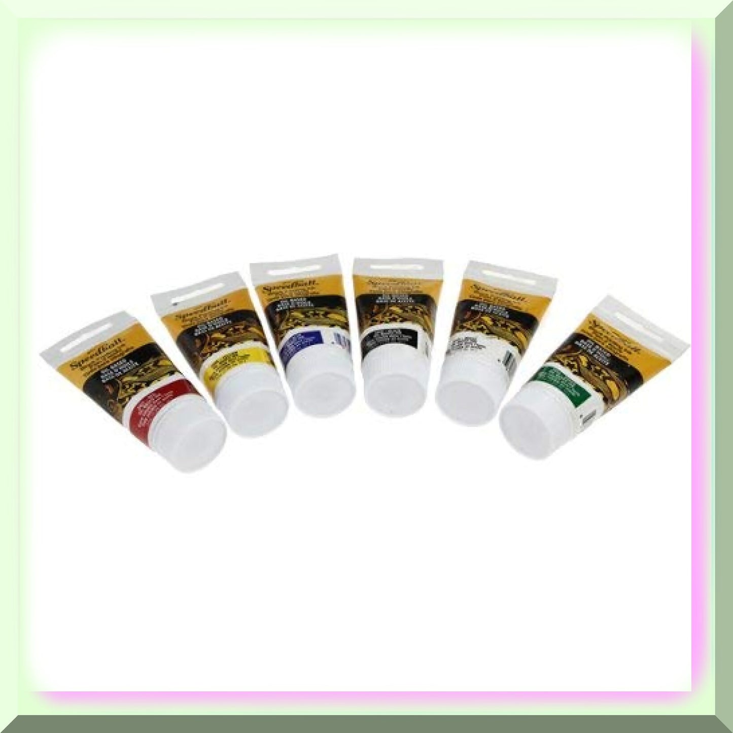Vibrant Ink Set for Block Printing, 6 Colors, 1.25 FL OZ