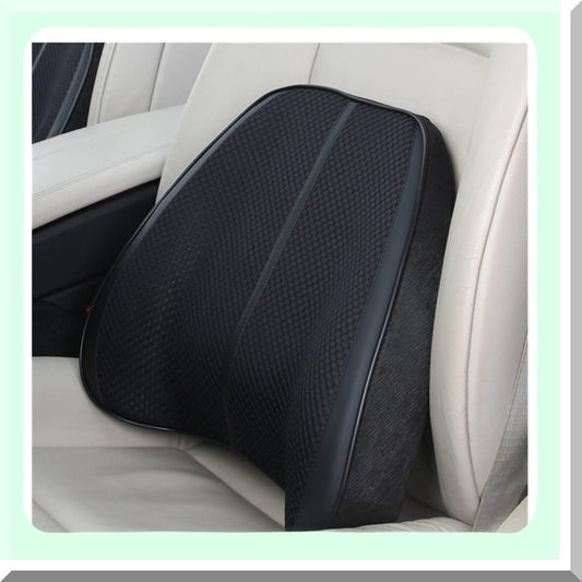 ErgoFoam Mesh Lumbar Pillow Compatible with Office Chairs and Car Seats