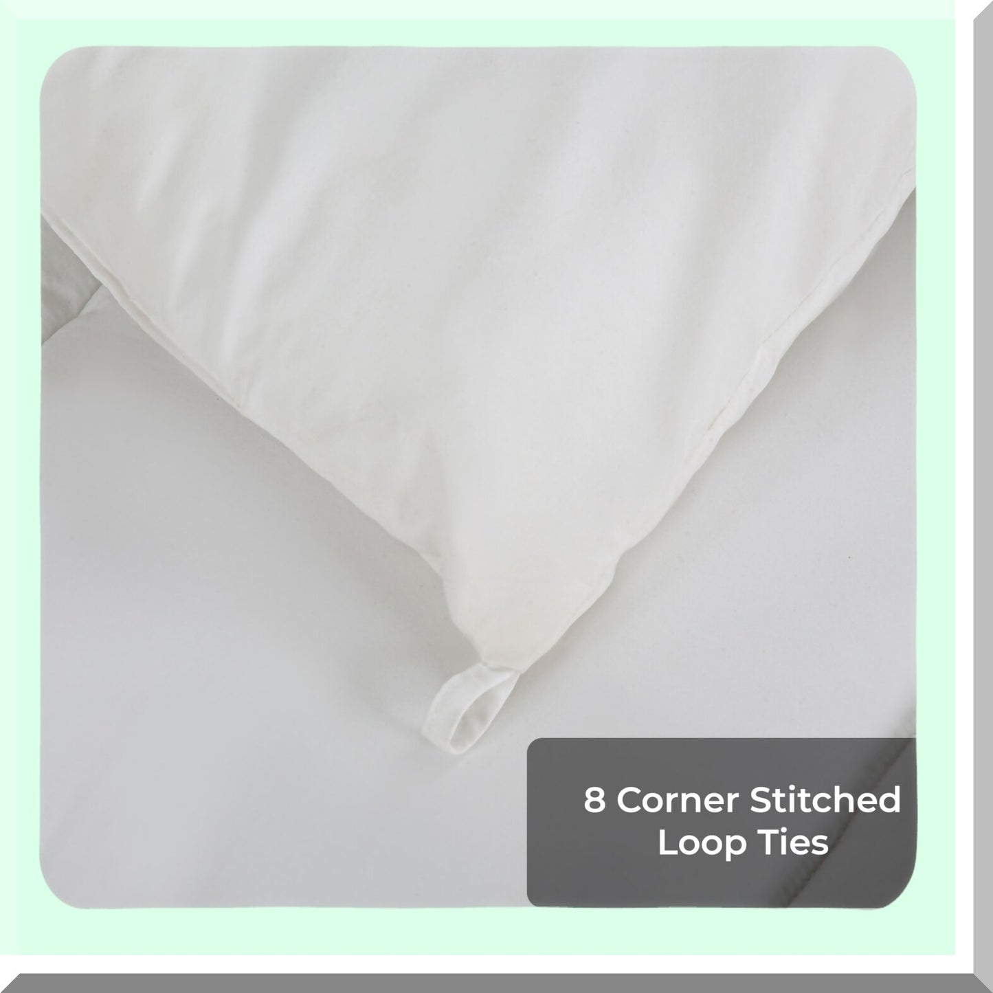 Luxury All Season Lightweight Quilted Comforter - Ultra Soft Hotel Bedding with Corner Tabs - Box Stitched Duvet Insert - White Comforter