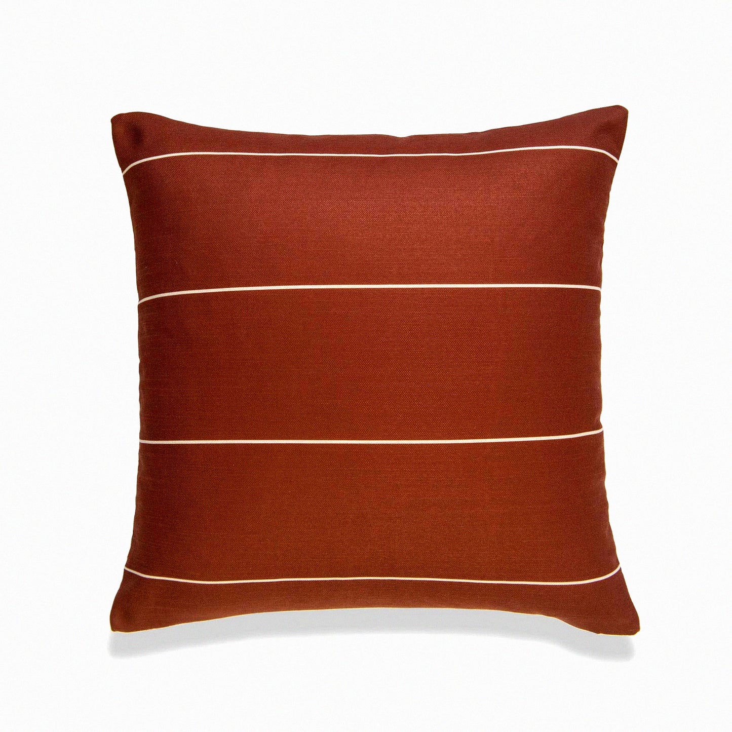 Rustic Chic Boho Stripe Pillow Cover - 20x20 Decorative Throw for Couch, Sofa, Bed - Modern Home Decor Accent - Soft Cotton Linen Fabric