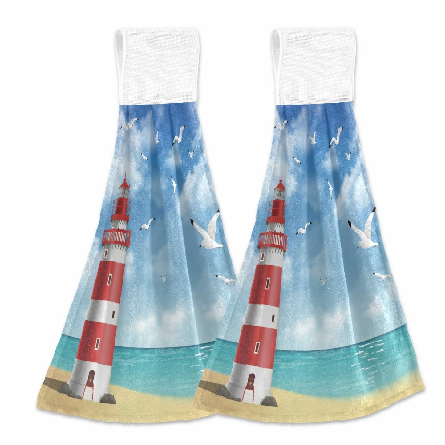 Lighthouse Kitchen Hand Towels 2PCS