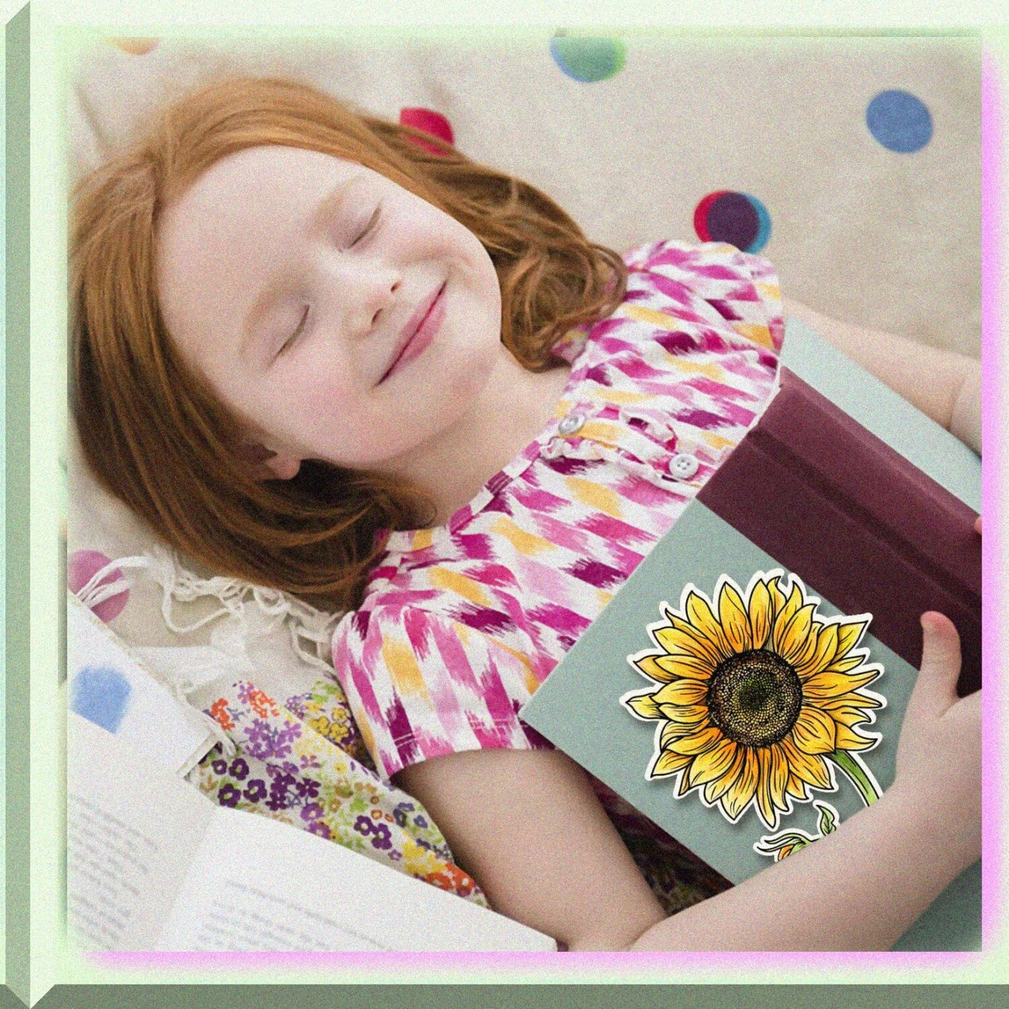 Sunflower and Bumblebee Clear Stamp Set