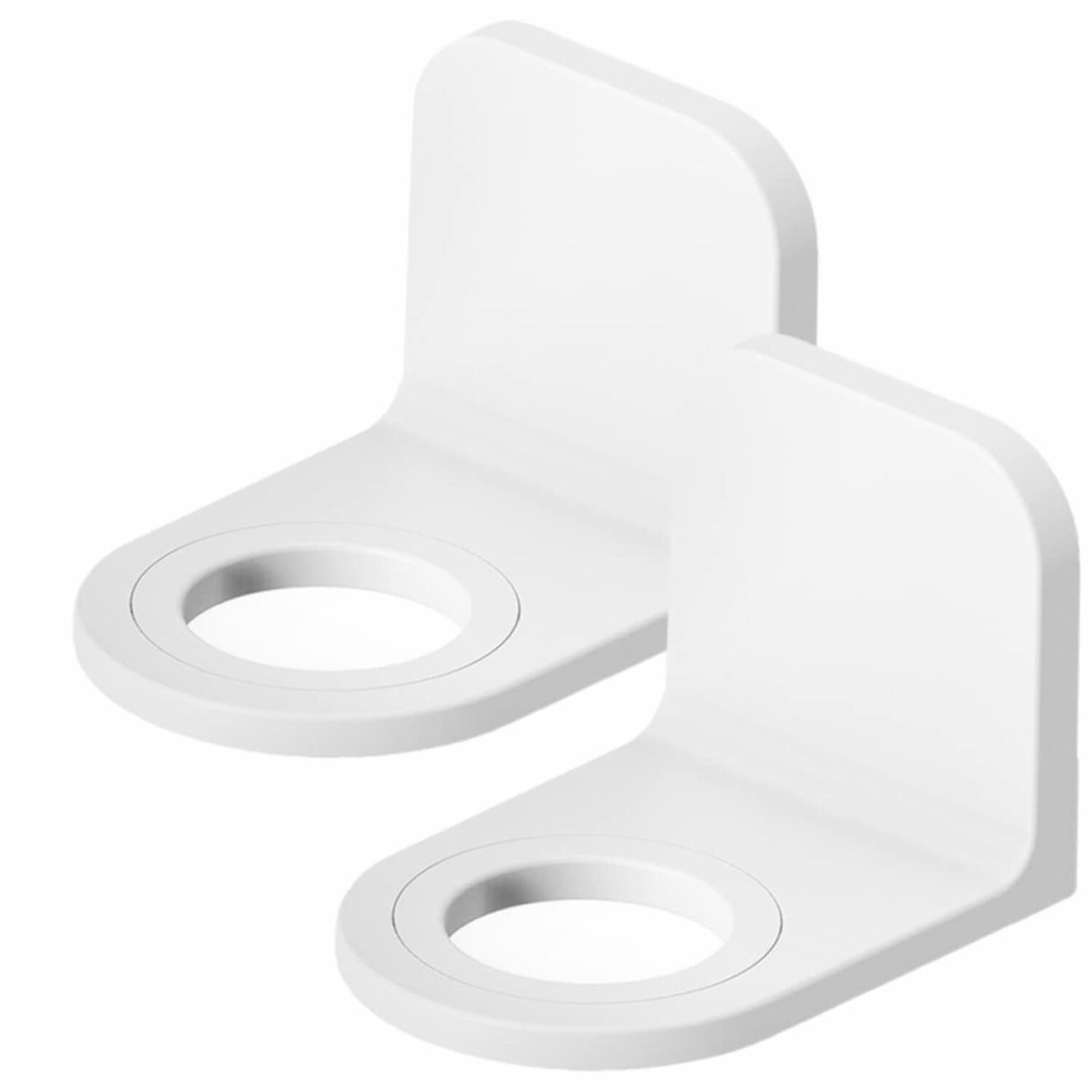 Shampoo Bottle Wall Hook 2pcs White
