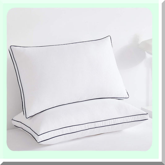 SleepEase GelSoft Pillows 2 Pack for Side and Back Sleepers