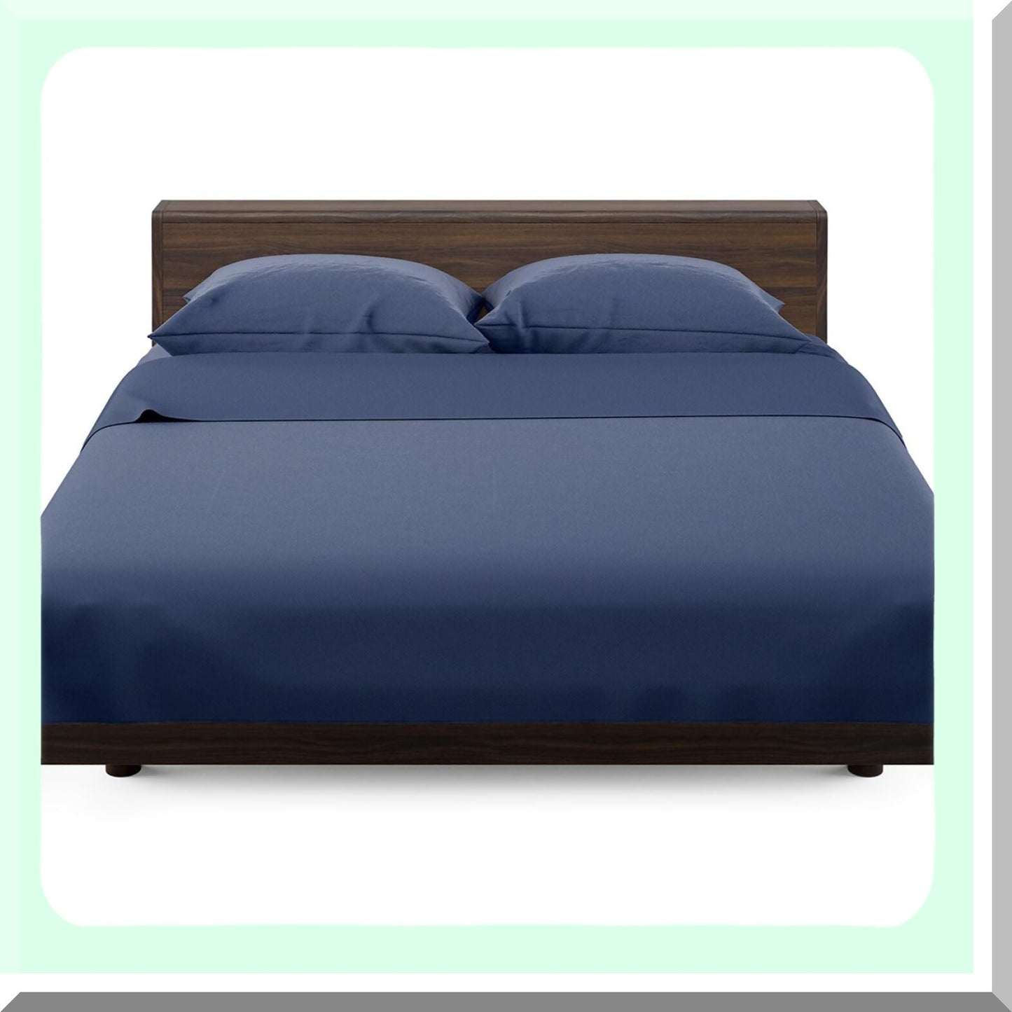 Estate Blue Full Bedding Set - Luxe Collection