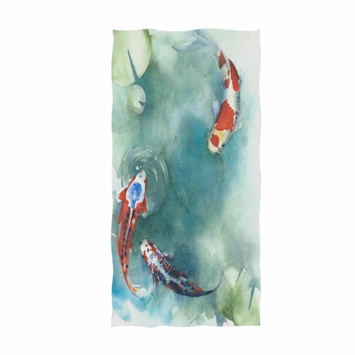 Koi Fish Ultra Soft Hand Towel 16"x30"