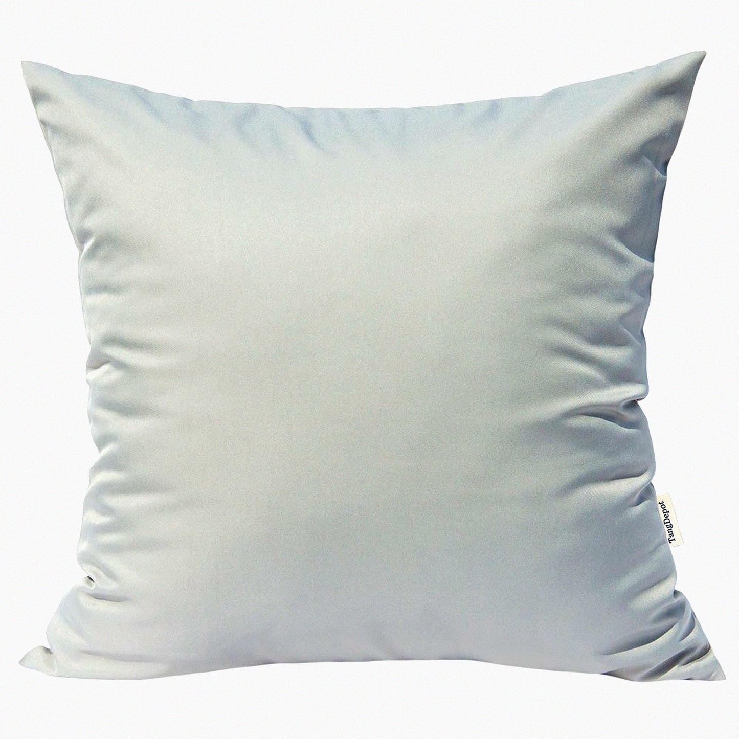 SilkTouch Square Pillow Shams - Set of 2 Decorative Cushion Covers for Indoor/Outdoor Use - Durable Throw Pillow Shells in Gray - 16"x16"