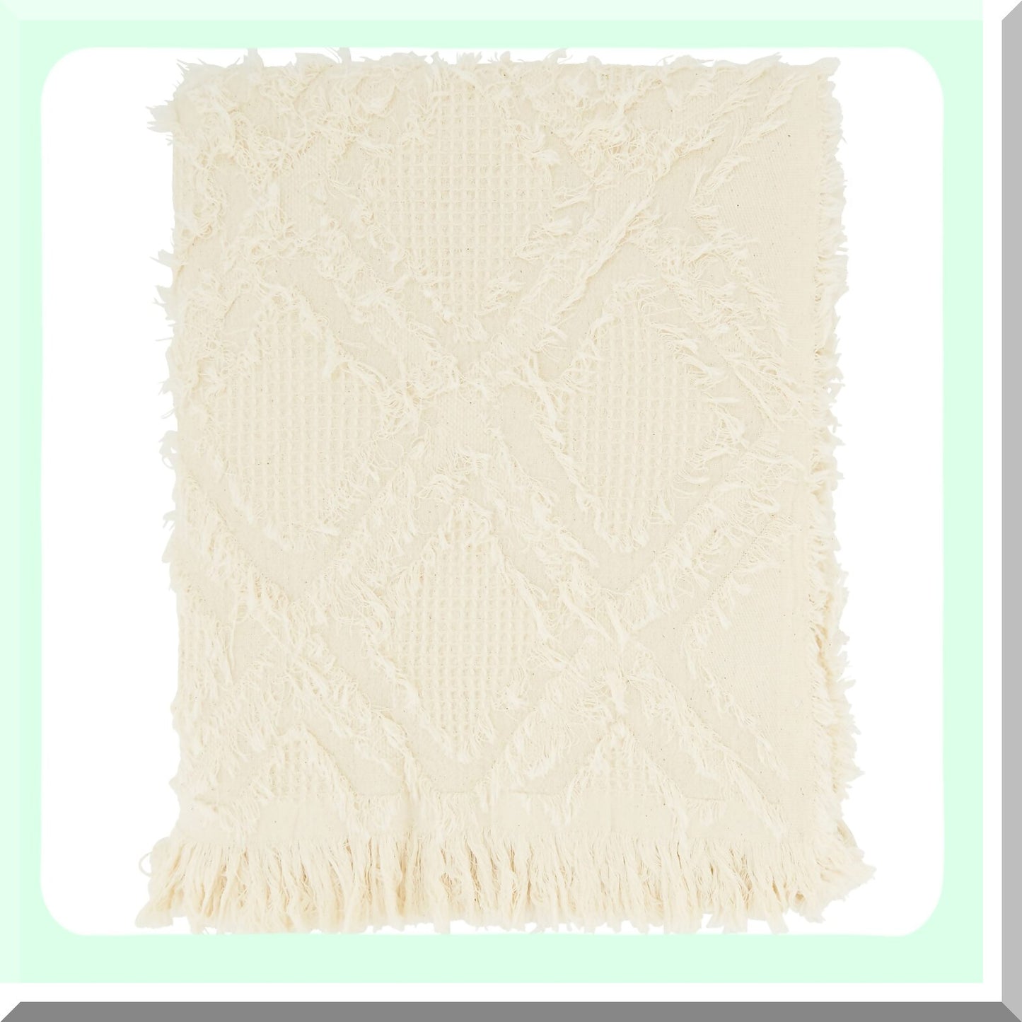 CozyWaffle Luxe Throw Blanket
