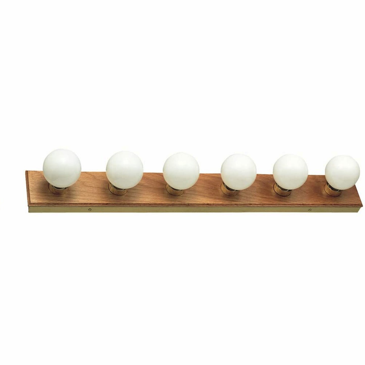 6-Light Vanity Light, Honey Oak