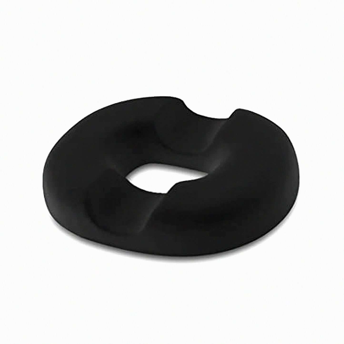 OrthoRelief Donut Seat Cushion: Firm Orthopedic Pillow for Tailbone, Lower Back, Hemorrhoid, Bed Sores, Pressure Relief - Ideal for Pregnancy, Postpartum, Surgery - Coccyx & Sciatica Support (Grey)