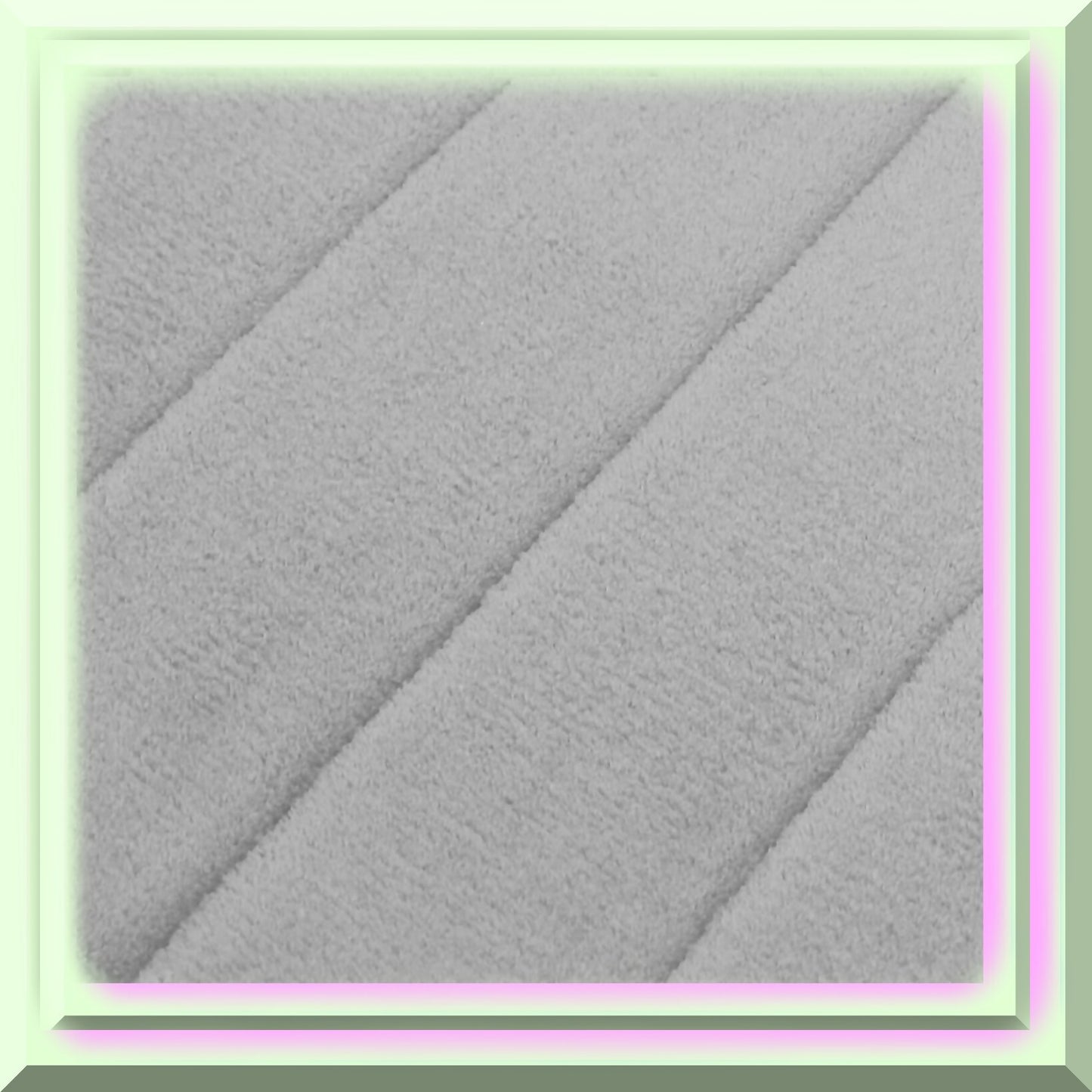 U-Shaped Bathroom Rug Grey 1.3x1.6 ft