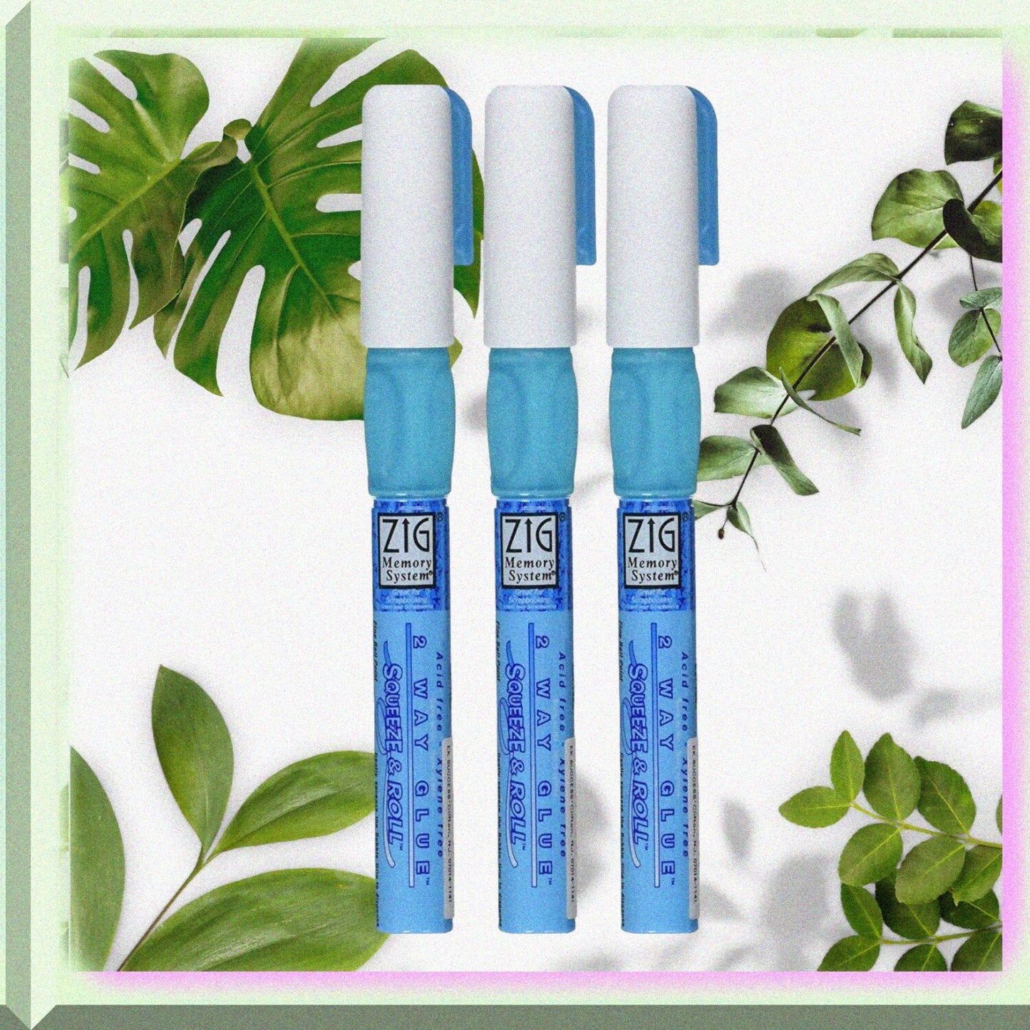 3-Pack Zig Memory System 2-Way Squeeze and Roll Pen