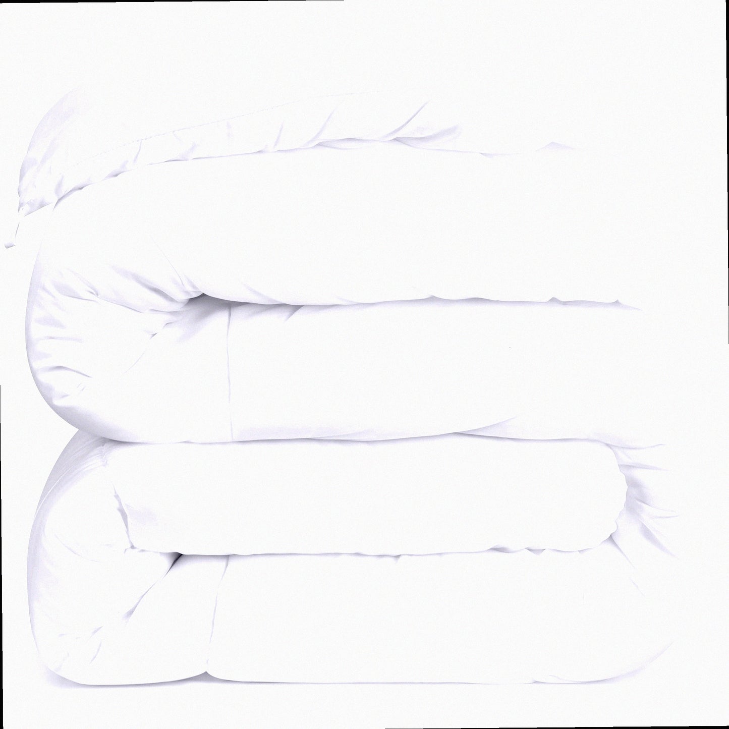 All Season Plush White Comforter - Box Stitched Siliconized Fiberfill - King/Queen Size - Cozy Bedding for Year-Round Comfort - Hypoallergenic & Soft