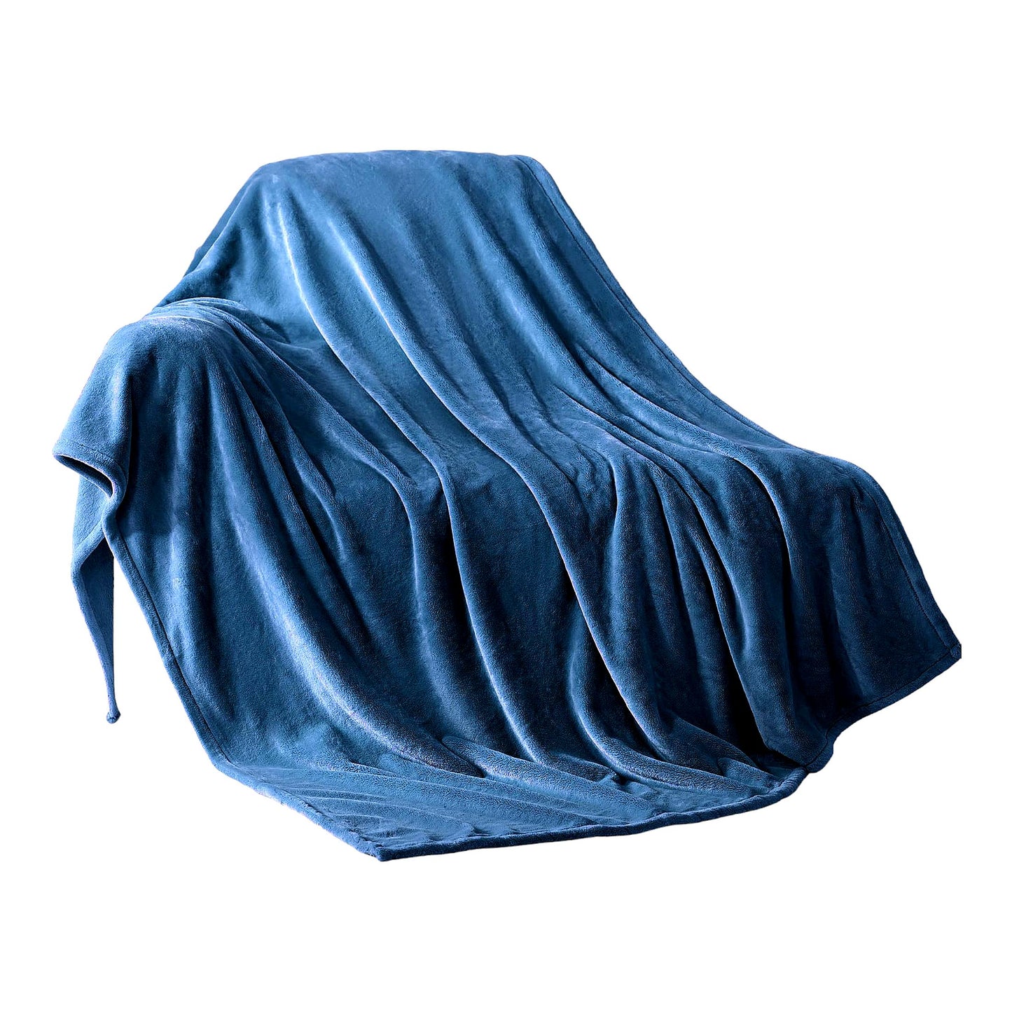 UltraCozy Super Soft Fleece Blanket - Lightweight Flannel Throw for Couch, Sofa, or Bed - All Seasons, Dusty Blue, 108" x 90""